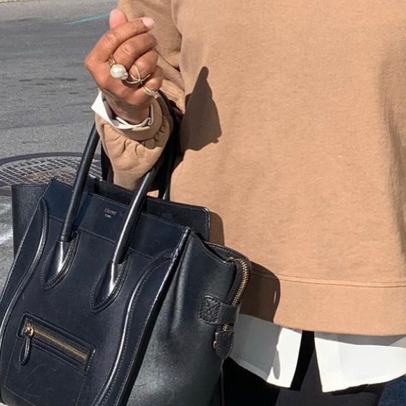 Celine Paris Mini Black Pebble Lambskin Luggage - Picture 6 of 13